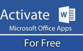 Text: Active Microsoft Office Apps for free