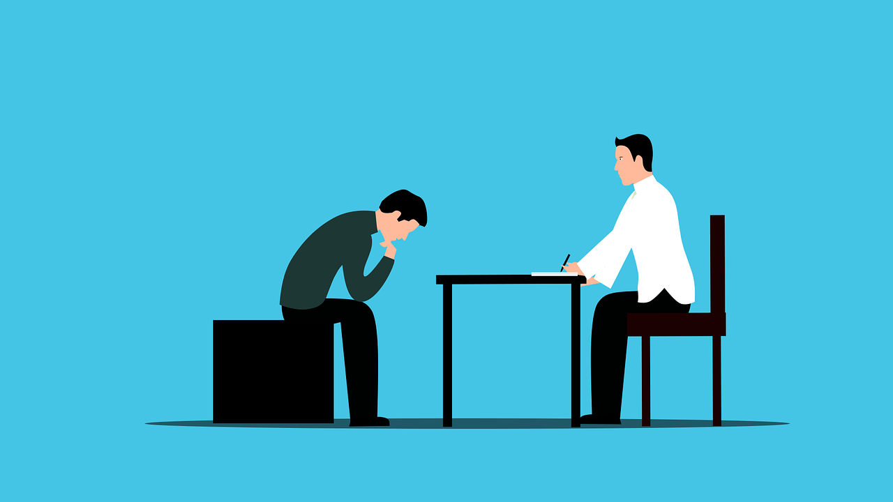 Counselling in depression boy being counselled