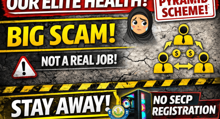 Text: Warning our elite health is fake Text2: Stay Away